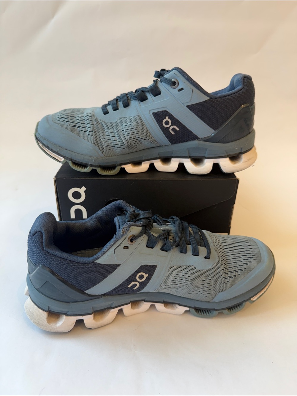 On Running Cloudace Performance Running Shoes in Wash Blue and Navy